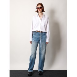 Boyfriend jeans with gucci rosso ancora tag