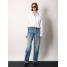 Boyfriend jeans with gucci rosso ancora tag