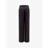 Tuxedo trouser with belt and enamelled detail