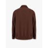 Wool jacket with pointed collar