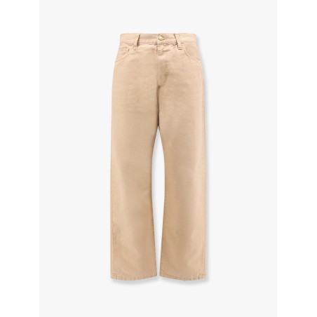 Organic cotton trouser with back logo patch