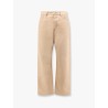 Organic cotton trouser with back logo patch