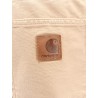Organic cotton trouser with back logo patch