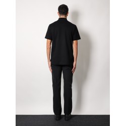 Piqué cotton polo shirt with 4g embroidery