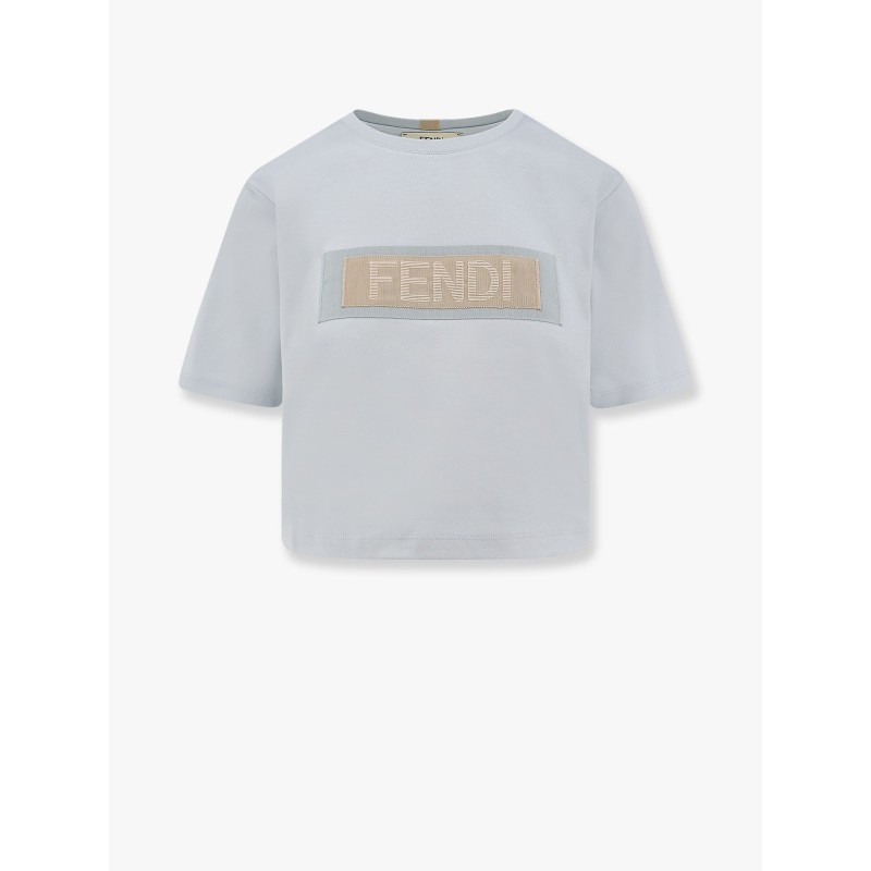 Crop jersey t-shirt