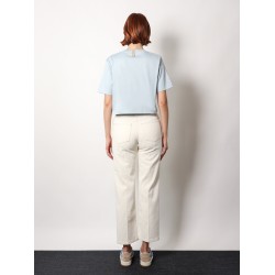 Crop jersey t-shirt
