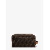 Ff jacquard fabric beauty case