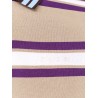 Striped cotton polo shirt