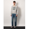 Used effect cotton sweatshirt