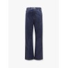 Cotton jeans with back floral print