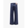 Cotton jeans with back floral print