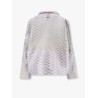 Jacquard hemp, linen and silk caban