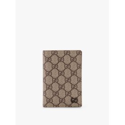 Gg supreme fabric passport case