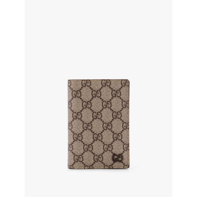 Gg supreme fabric passport case