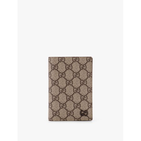 Gg supreme fabric passport case