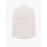 Cotton shirt with asymmetric closure