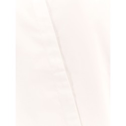 Cotton shirt with asymmetric closure