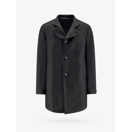 Water repellent virgin wool coat