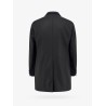 Water repellent virgin wool coat