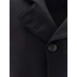 Water repellent virgin wool coat