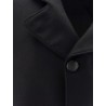 Water repellent virgin wool coat