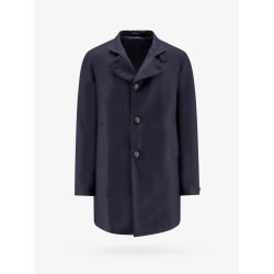 Water repellent virgin wool coat