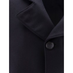 Water repellent virgin wool coat