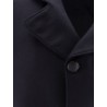 Water repellent virgin wool coat
