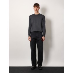 Wool basic sweater