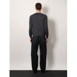 Wool basic sweater