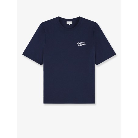 Cotton T-shirt with lettering logo