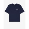 Cotton T-shirt with lettering logo
