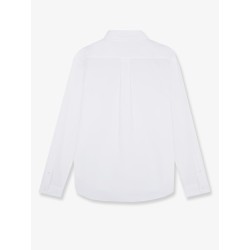 Cotton shirt with iconic logo patch