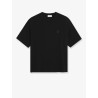 Cotton T-shirt with iconic logo patch