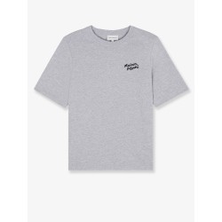 Cotton T-shirt with lettering logo