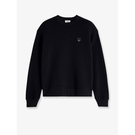 Cotton sweatshirt with Bold Fox Head patch