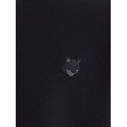 Cotton sweatshirt with Bold Fox Head patch
