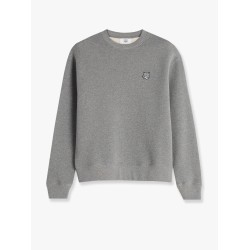 Cotton sweatshirt with Bold Fox Head patch