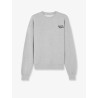 Cotton sweatshirt with lettering logo