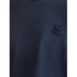 Cotton T-shirt with iconic logo patch