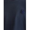 Cotton T-shirt with iconic logo patch