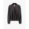 Modal jacket with all-over rhinestones