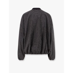 Modal jacket with all-over rhinestones
