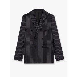 Camden wool blazer with pinstripe motif
