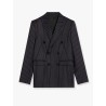 Camden wool blazer with pinstripe motif