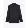 Camden wool blazer with pinstripe motif