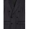 Camden wool blazer with pinstripe motif