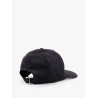 Denim baseball hat with logo embroidery