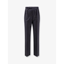 Keith wool trousers with pinstripe motif