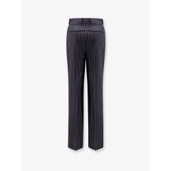 Keith wool trousers with pinstripe motif